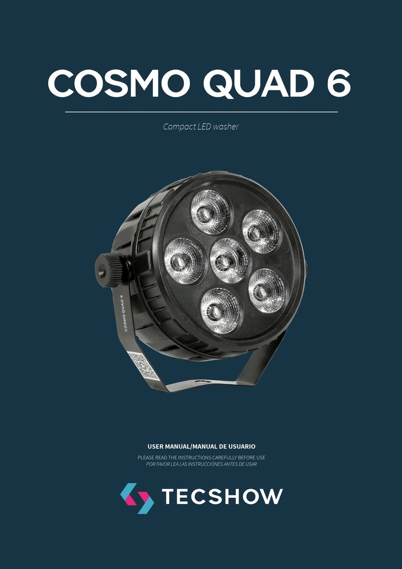 TECshow COSMO QUAD 6 User manual