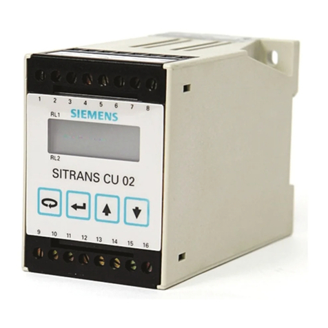 Siemens SITRANS CU02 User manual