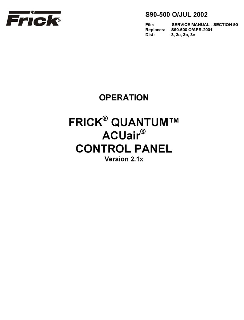 Frick Quantum ACUair User manual
