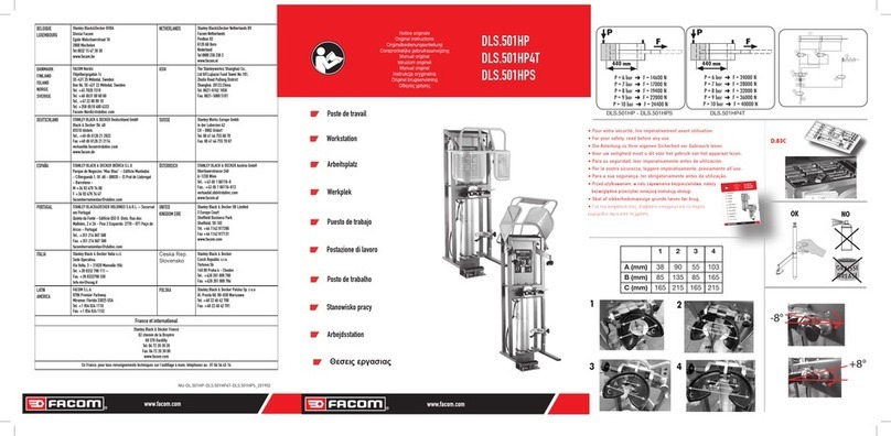 Facom DLS.501HP Original instructions