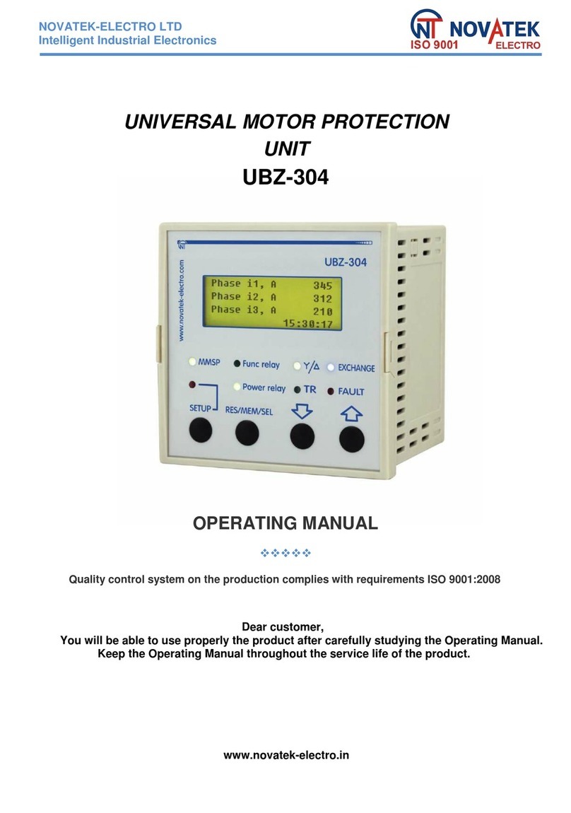 Novatek UBZ-304 operating manual
