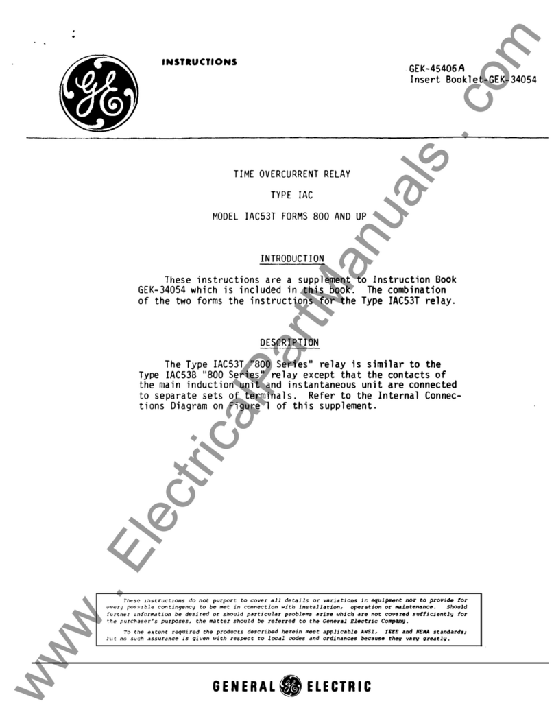 GE IAC Series User manual