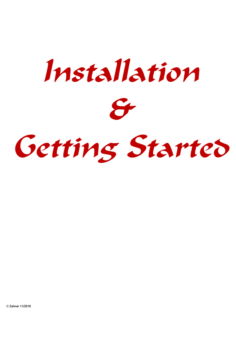 ZAHNER Zennium-X Installation & Getting Started