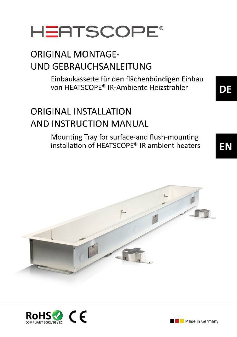 Heatscope ZERO MHS-ZE1800 Original installation and instruction manual