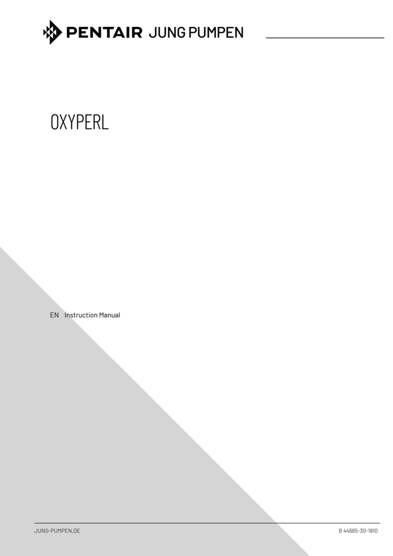 Pentair Jung Pumpen OXYPERL Series instruction manual Pentair Jung Pumpen OXYPERL Series instruction manual