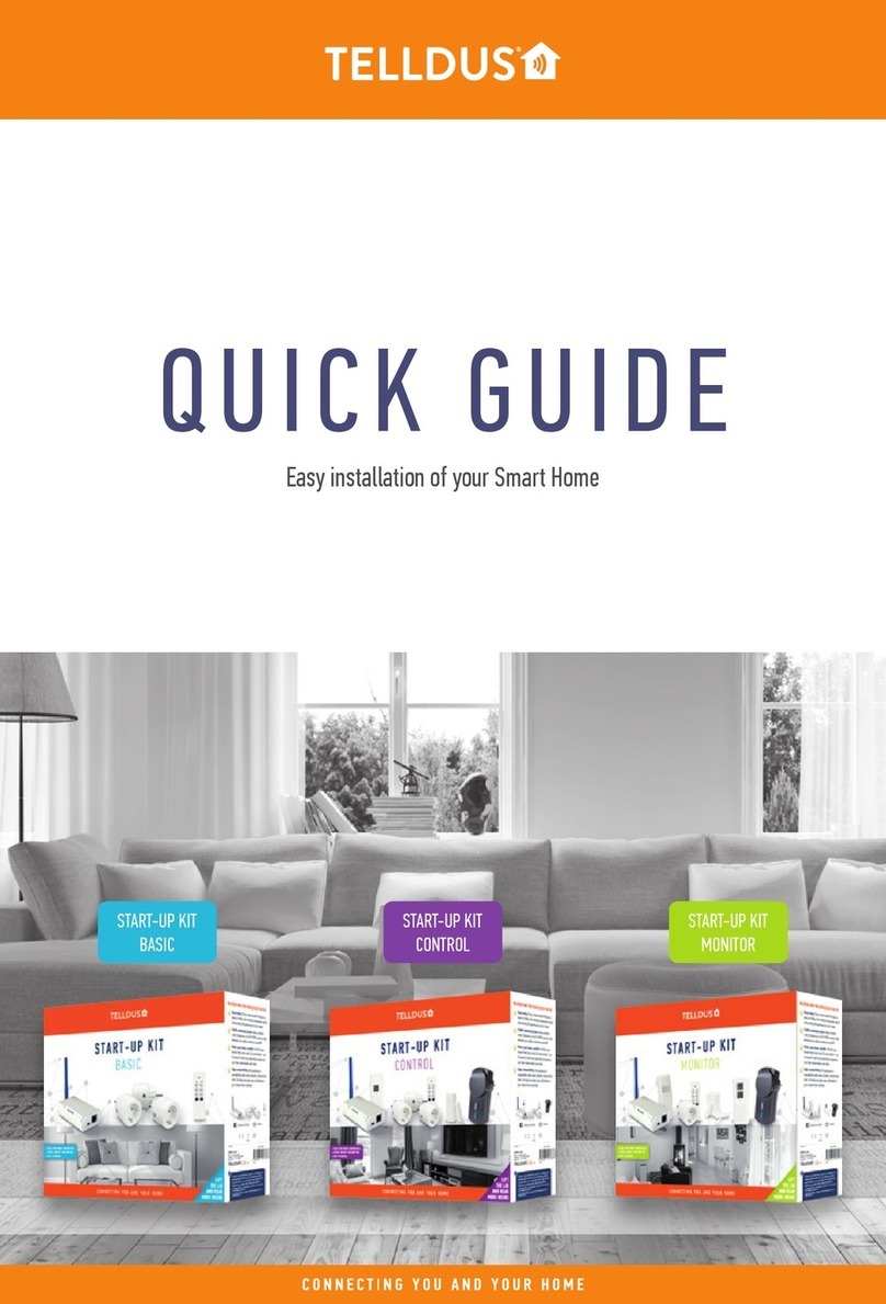 Telldus Start-Up Kit Basic User manual