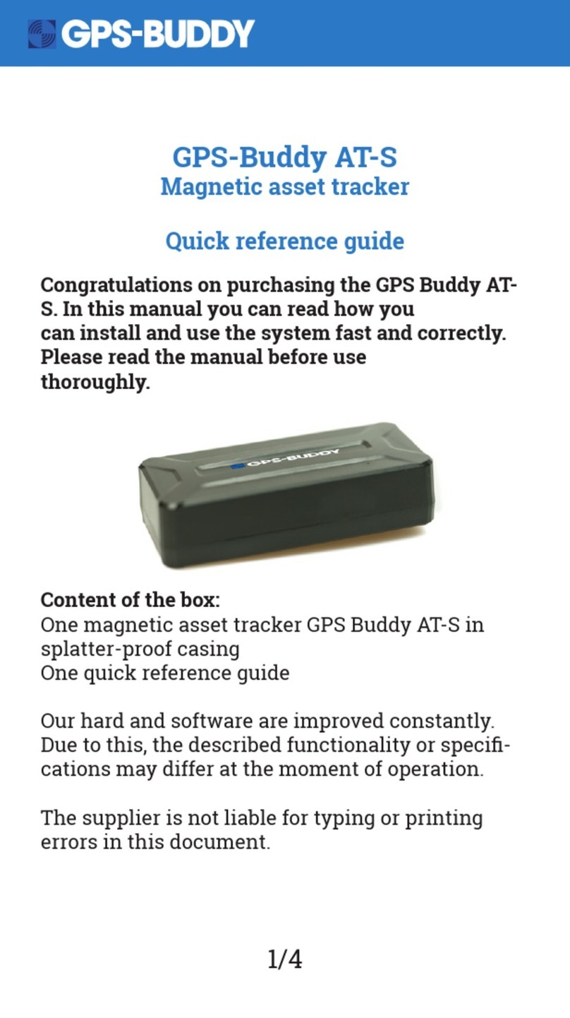 GPS-Buddy AT-S Quick reference guide