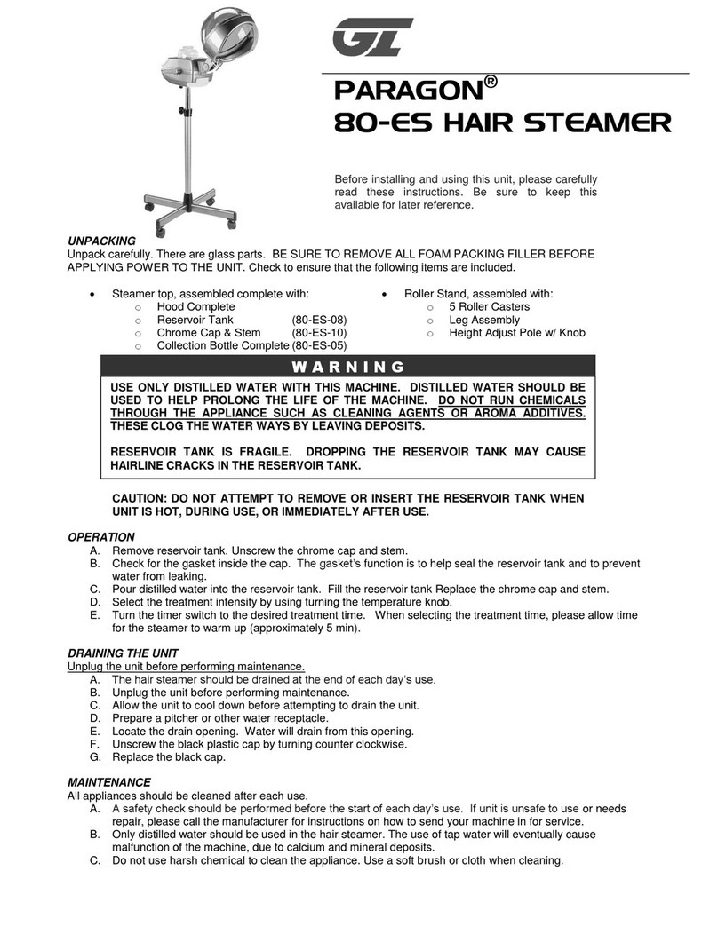 Garfield PARAGON 80-ES user manual