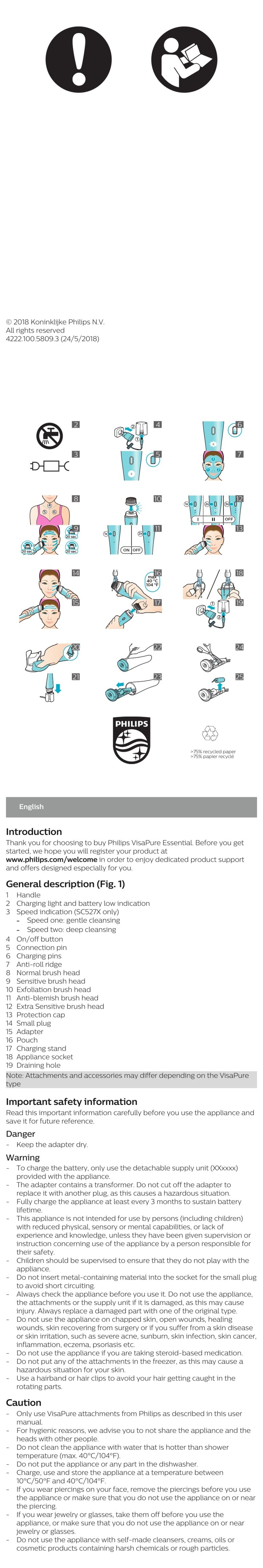 Philips SC5275/01 user manual