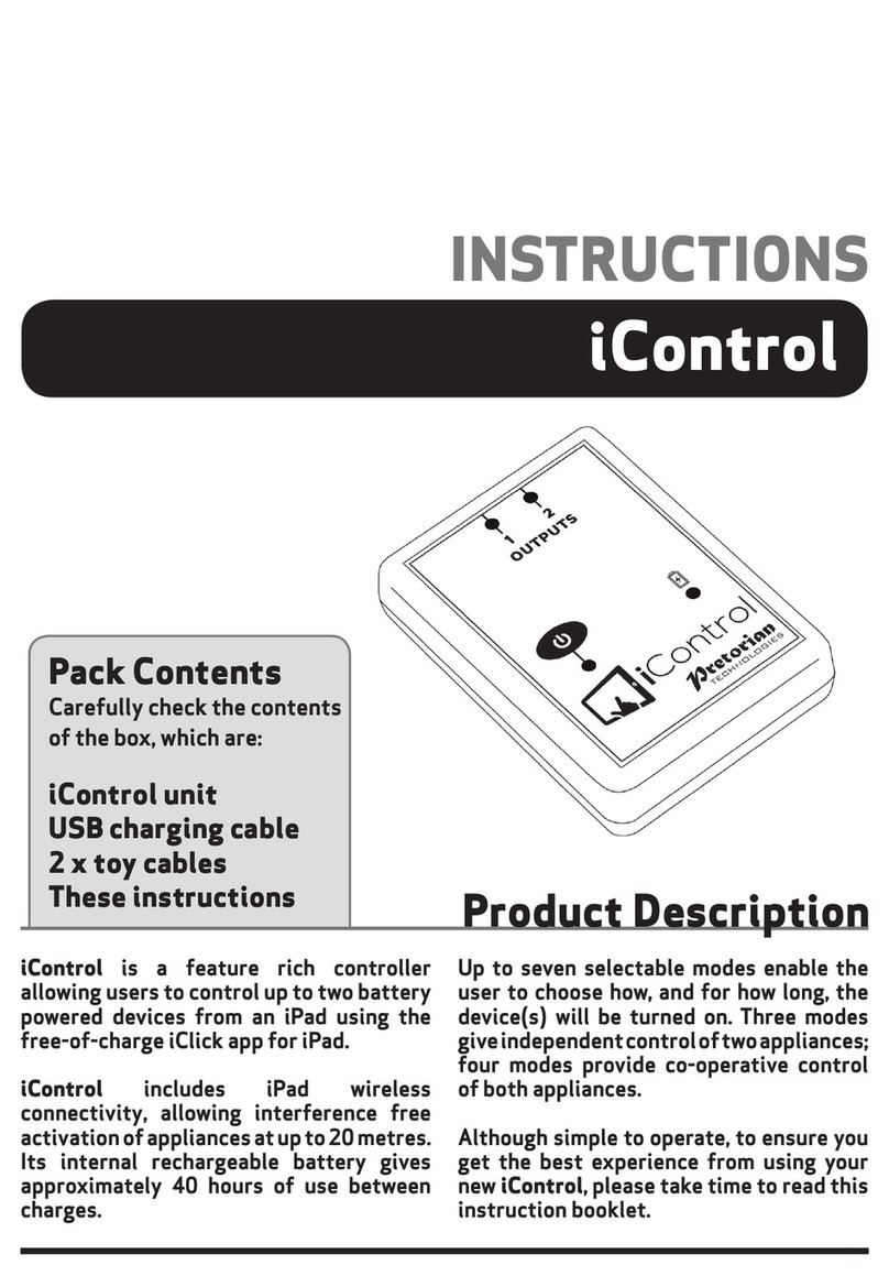 Pretorian iControl User manual