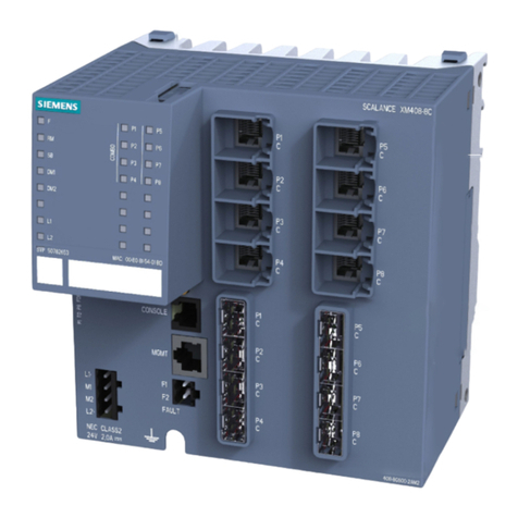 Siemens SIMATIC NET SCALANCE XM-400 operating instructions
