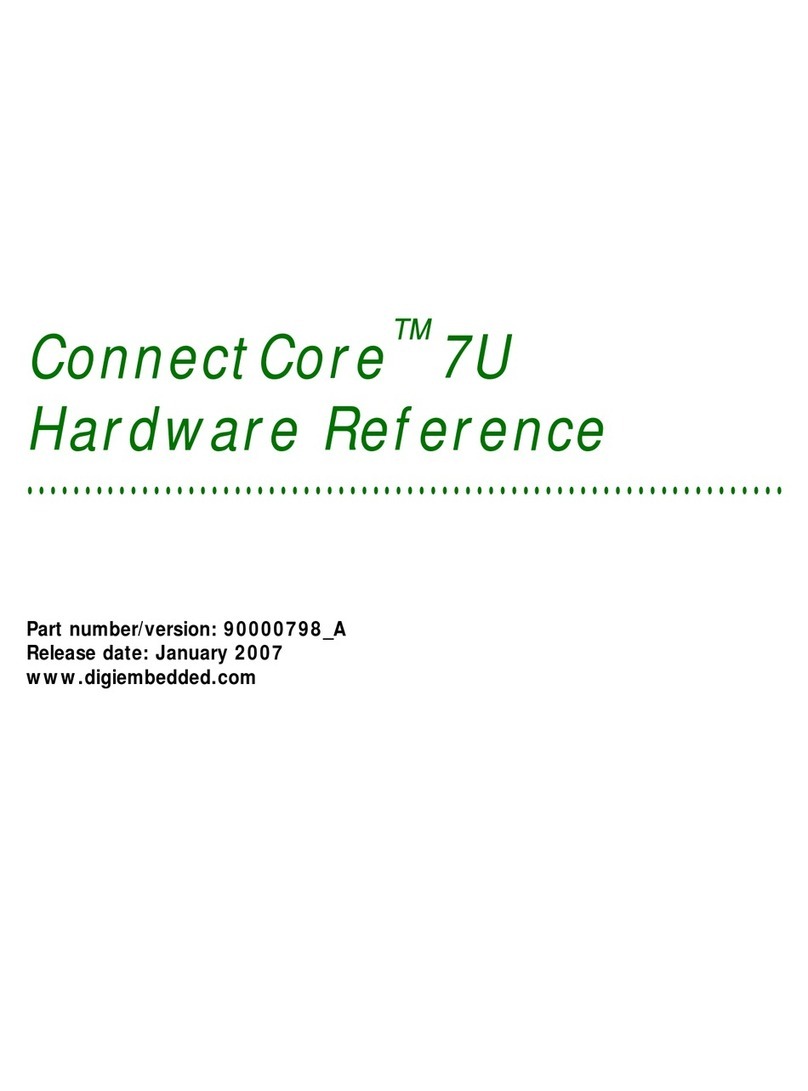 Digi ConnectCore 7U Hardware reference