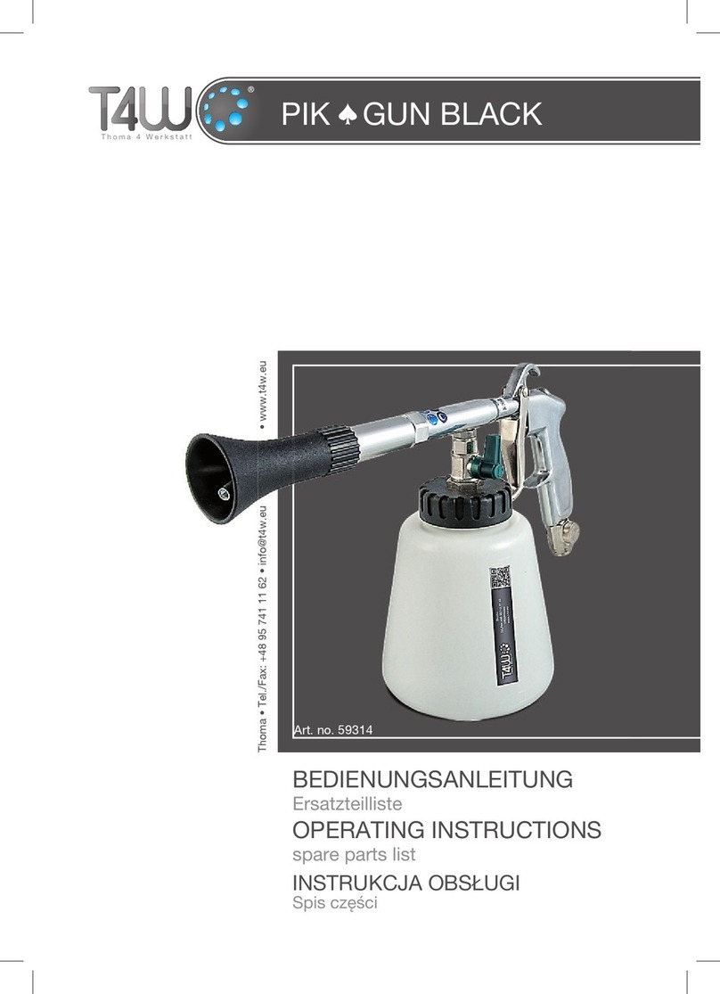 T4W PIK GUN BLACK operating instructions