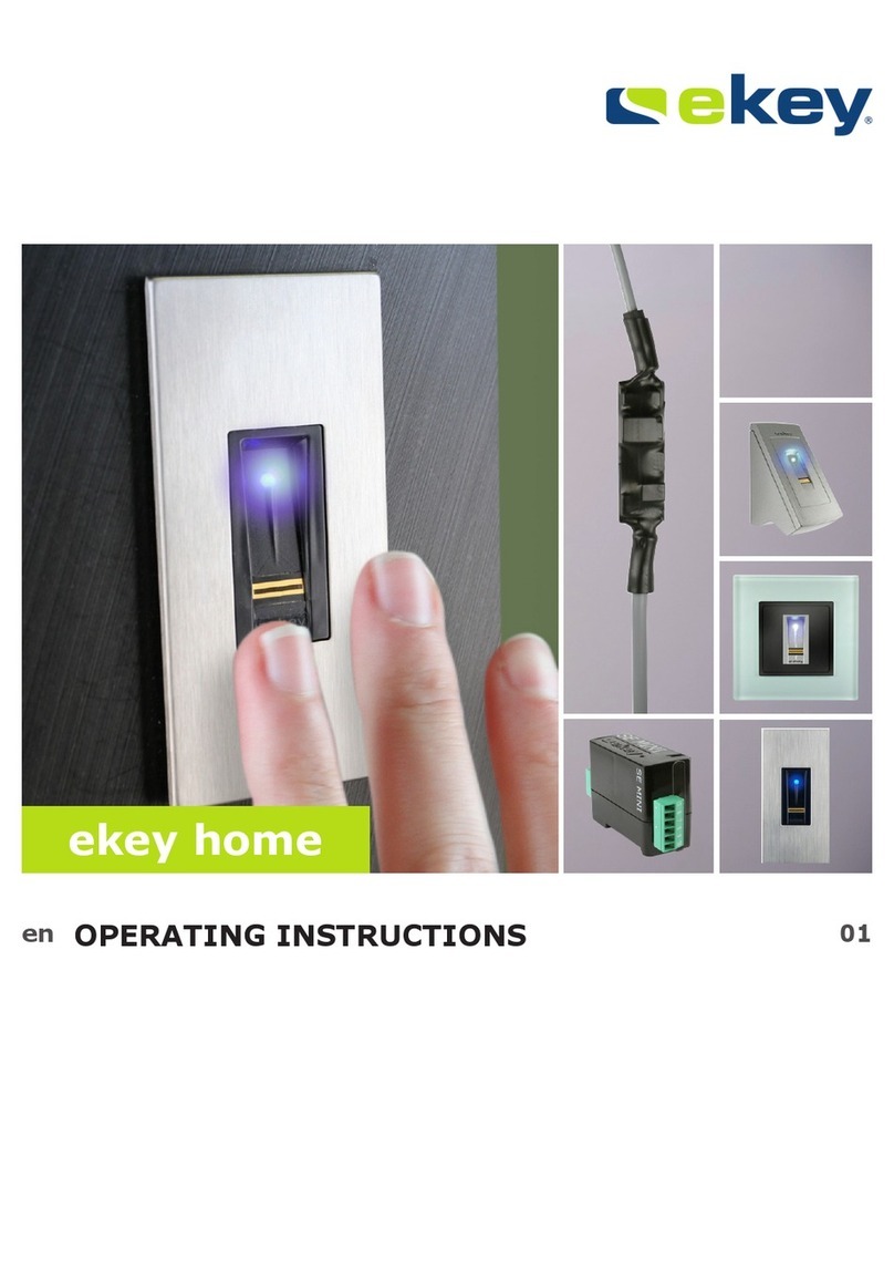 eKey Home operating instructions