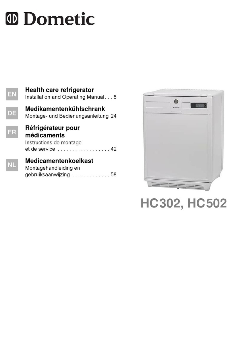 Dometic HC502 Series Installation and operating manual