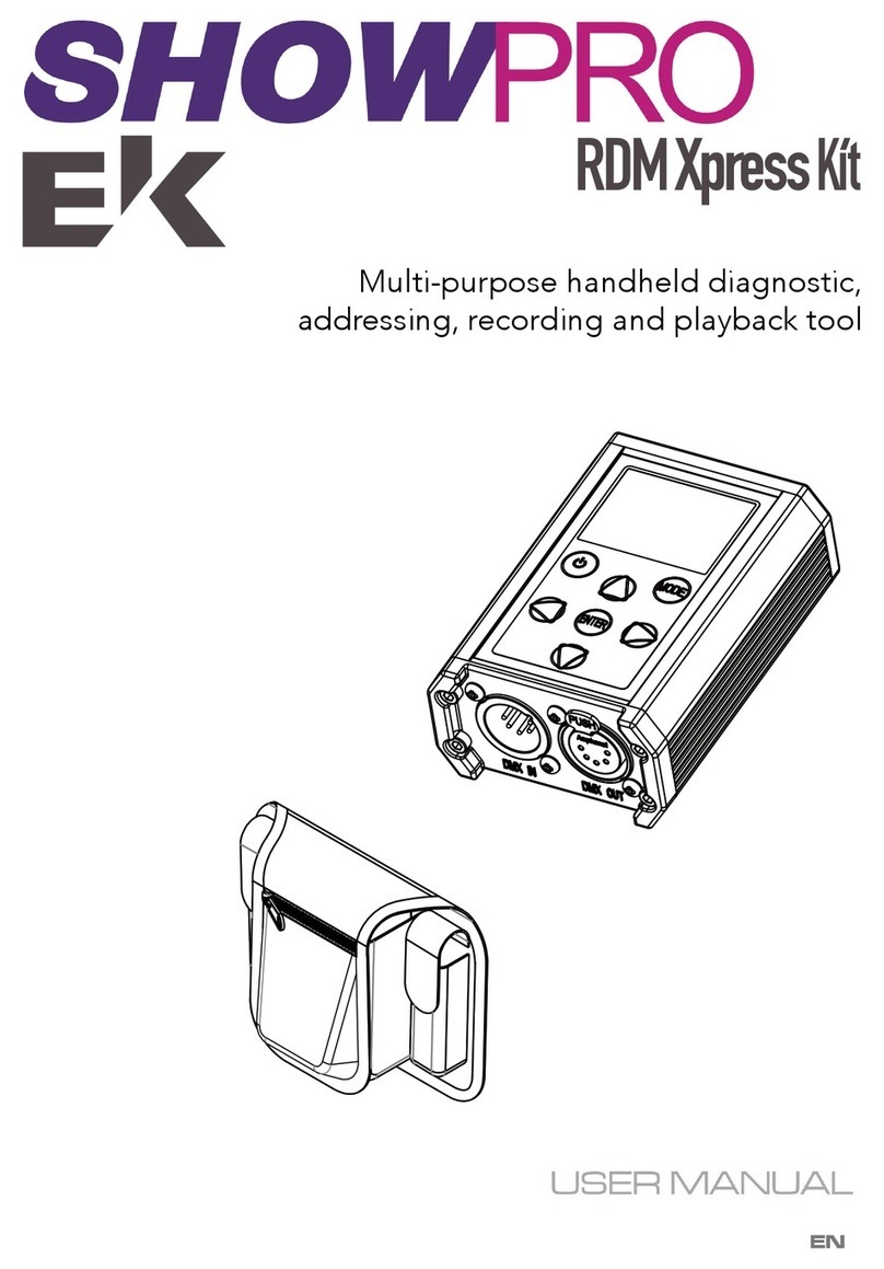 ShowPro RDM Xpress Kit user manual