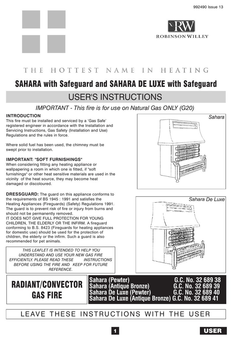 Robinson Willey Sahara User guide Robinson Willey Sahara User guide