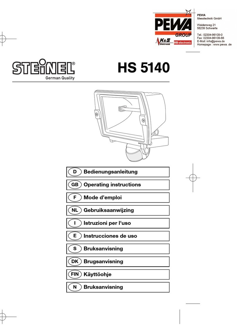 PEWA Steinel HS 5140 operating instructions