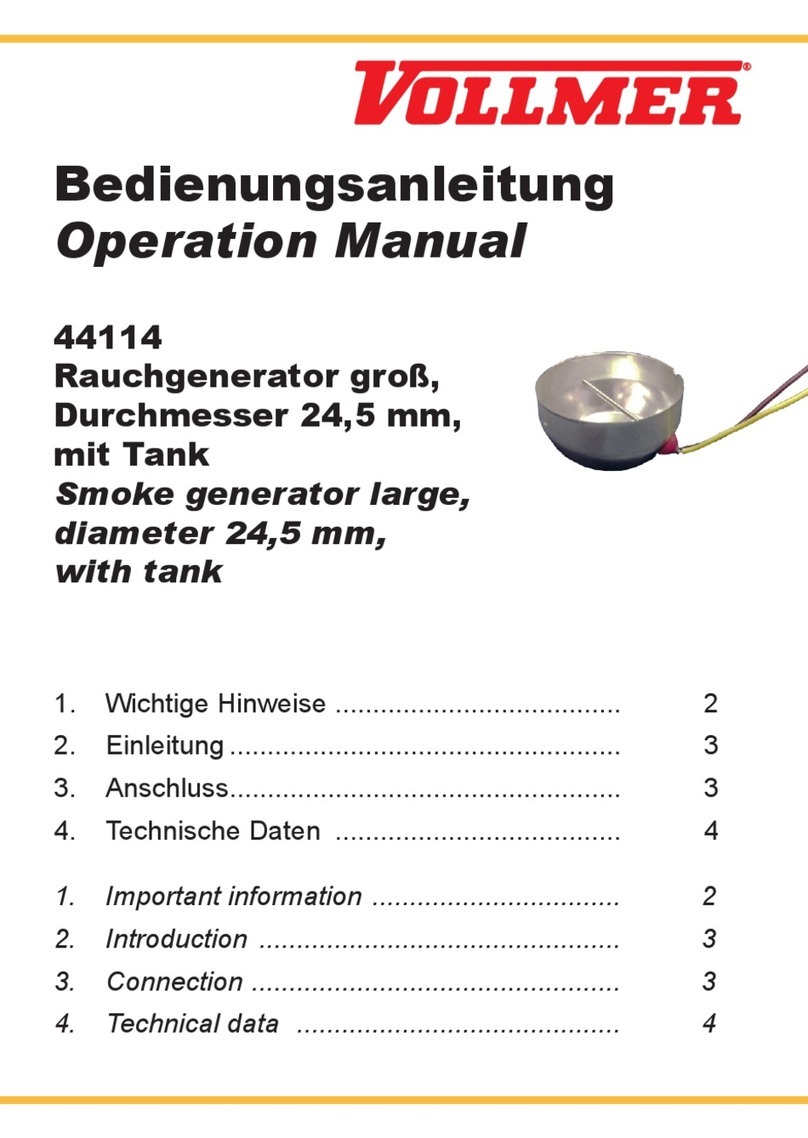 Vollmer 44114 Operation manual