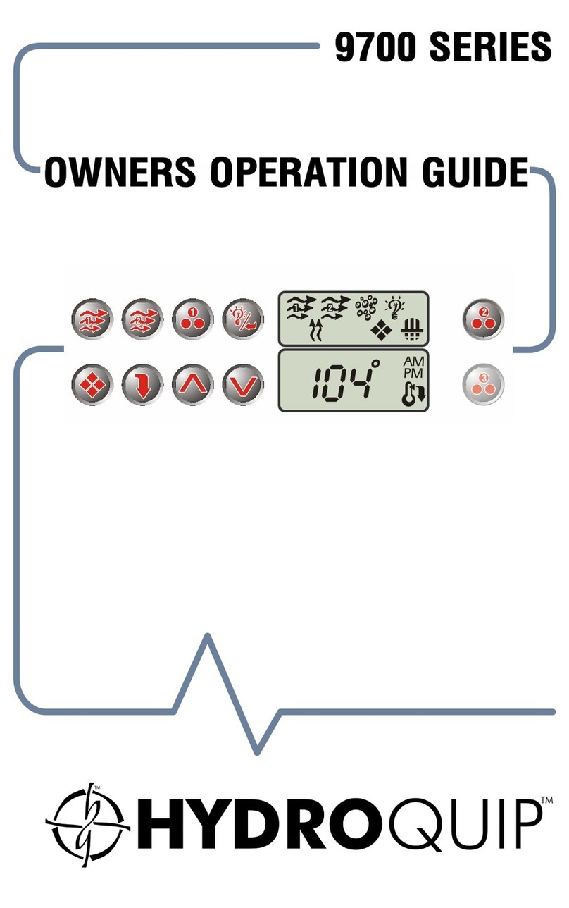 HydroQuip 9700 Series Owner's operation guide