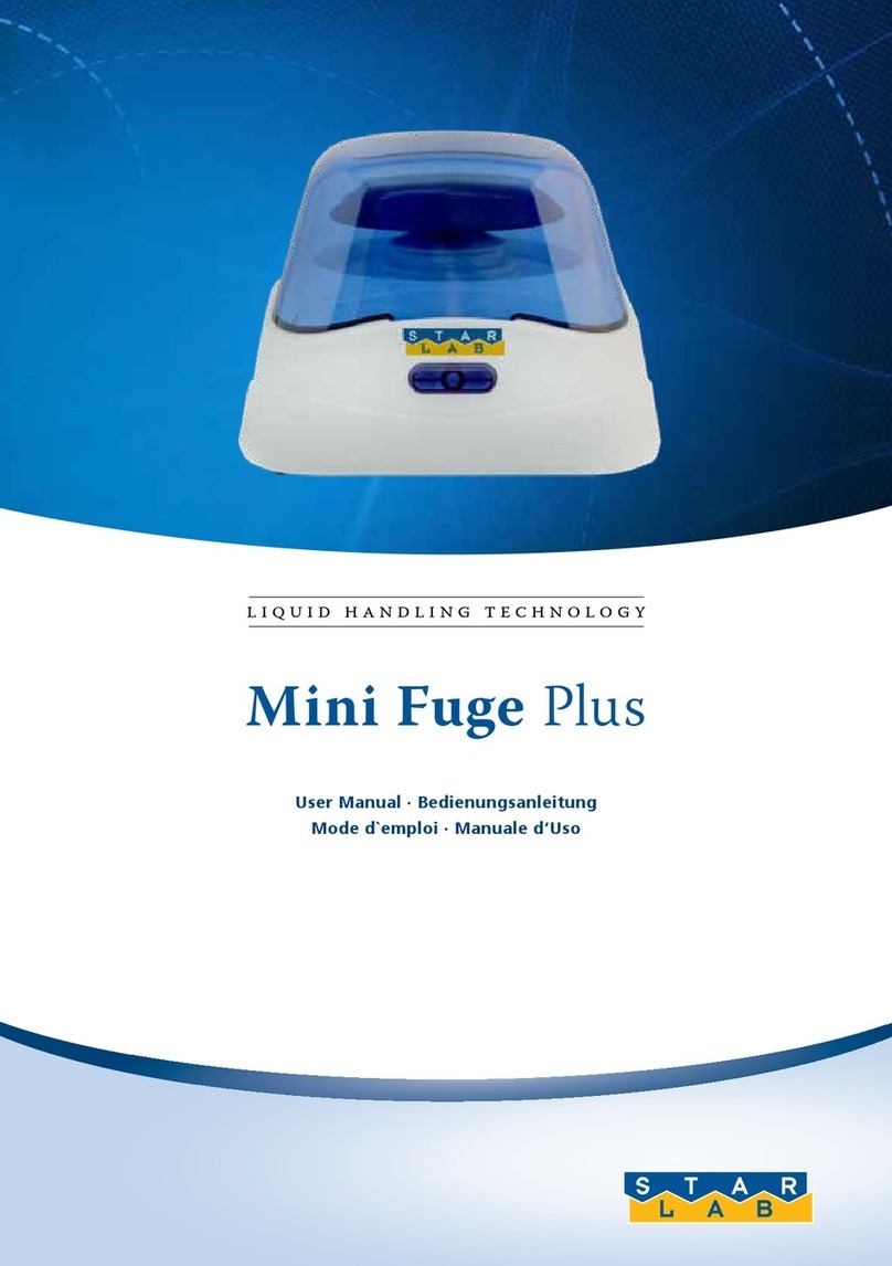 Star Lab Mini Fuge Plus User manual