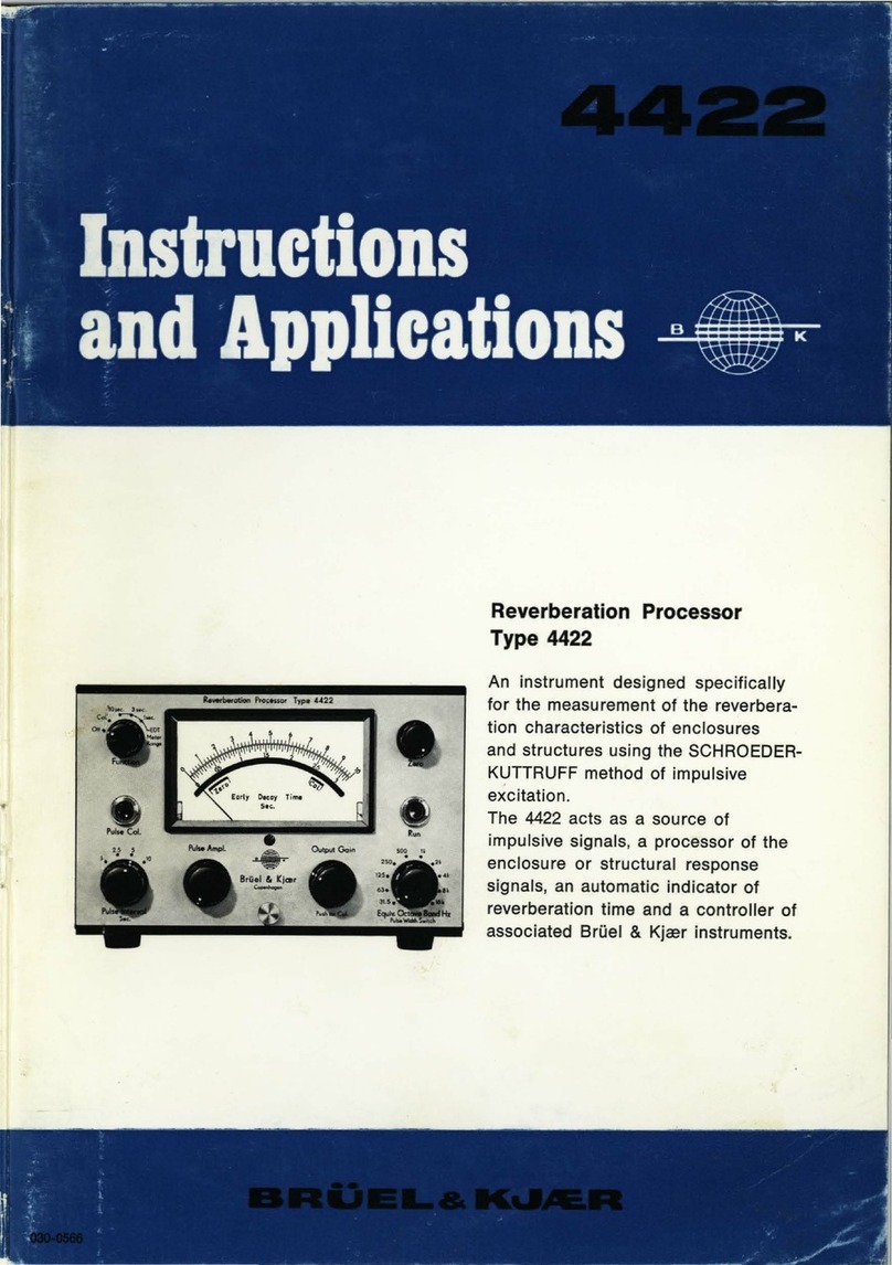 BRUEL & KJAER 4422 instructions & applications BRUEL & KJAER 4422 instructions & applications
