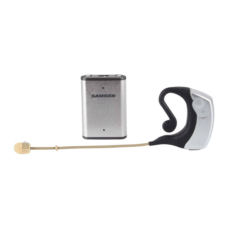 Samson AirLine Micro Earset User manual