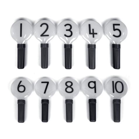 TTS Glow Numbers User manual
