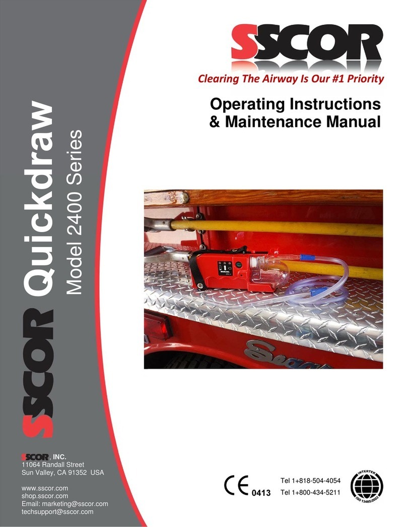 SSCOR Quickdraw 2400 Series Instructions for use