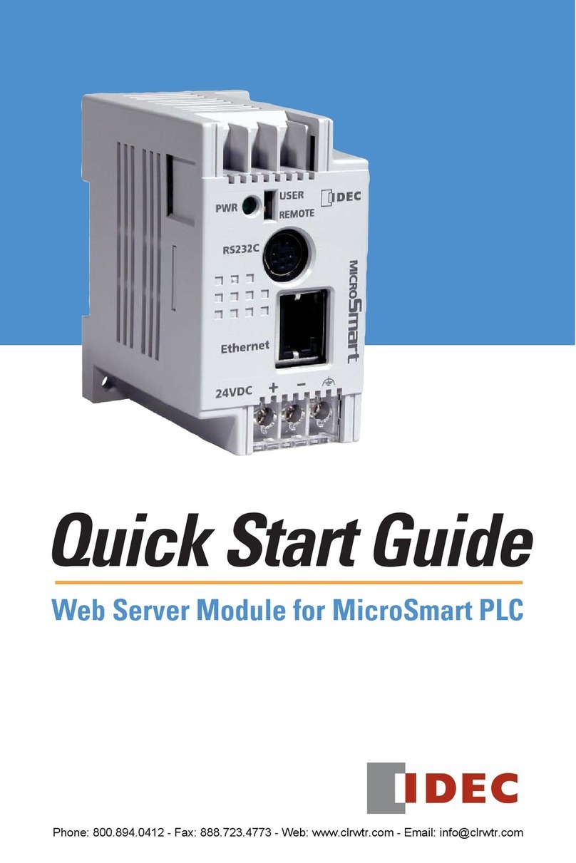 IDEC MicroSmart Series User manual