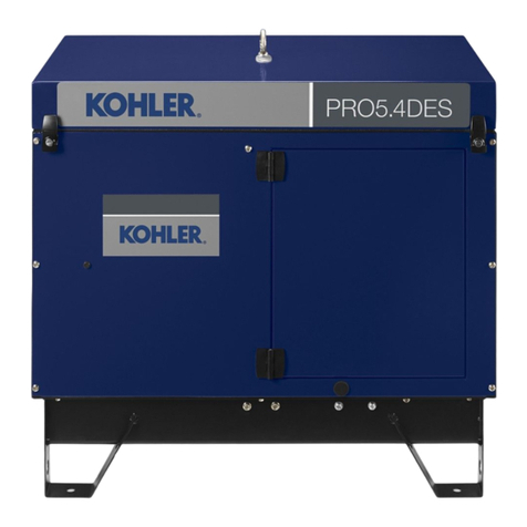 Kohler PRO 5.4 DES User manual