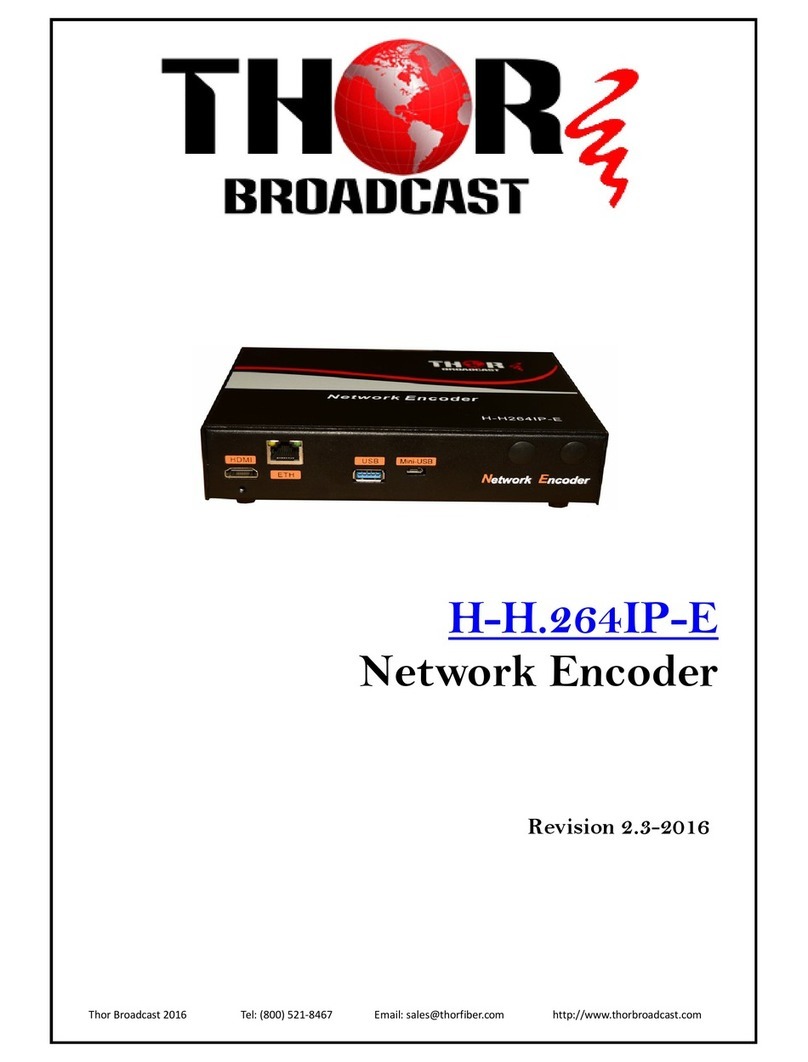 Thor Broadcast H-H.264IP-E manual