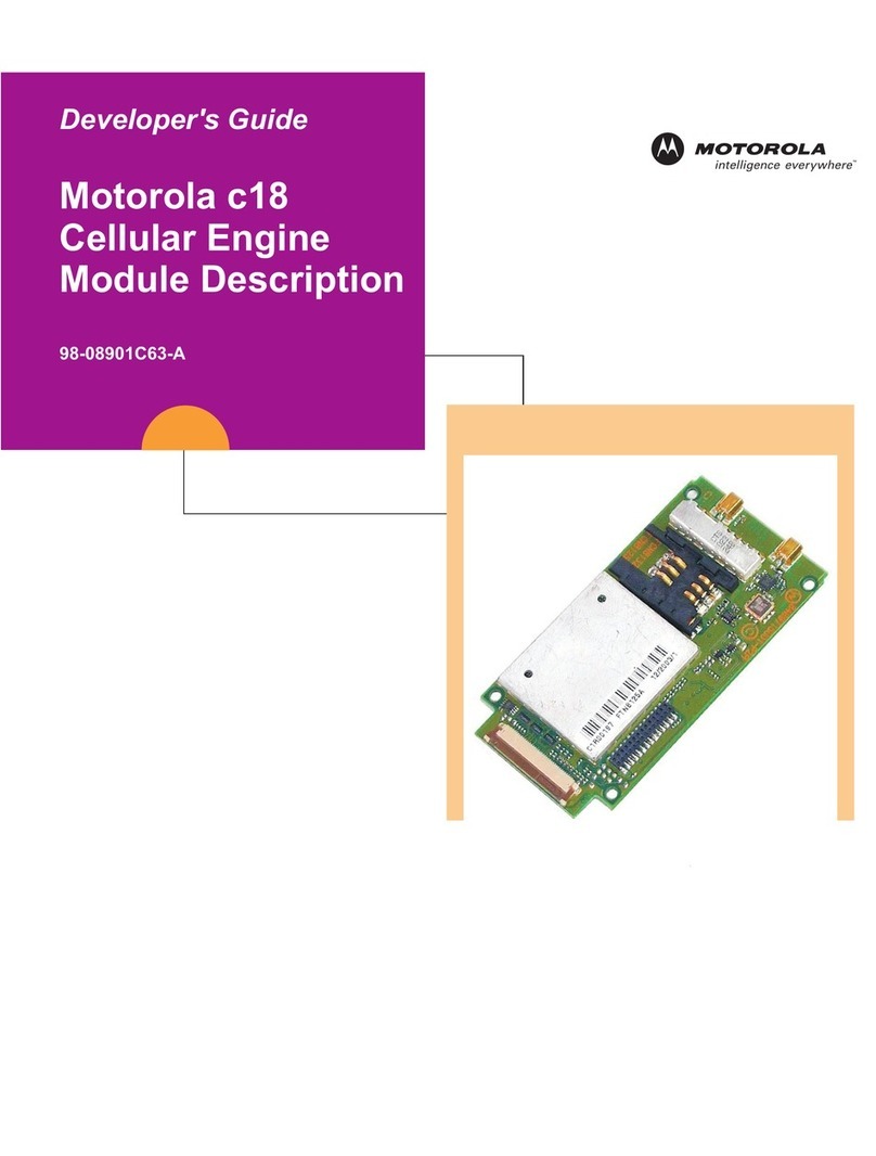Motorola c18 Developer's guide Motorola c18 Developer's guide