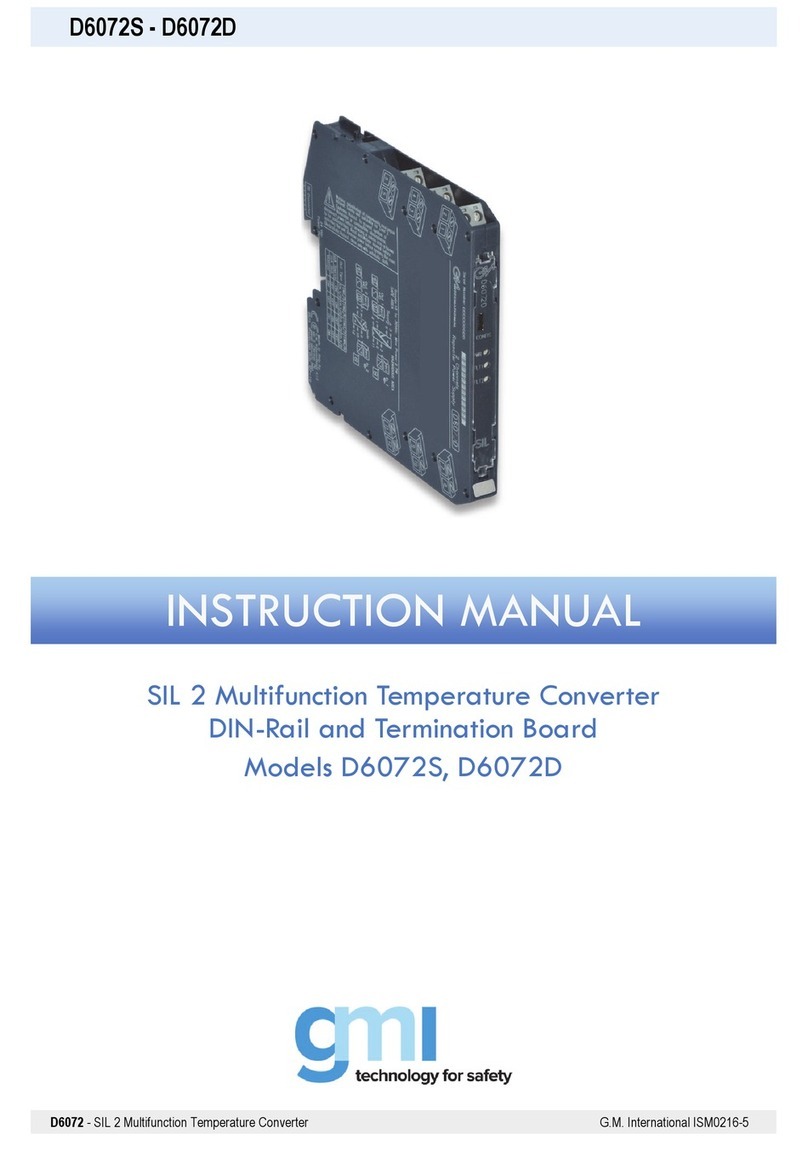 GMI D6072S instruction manual