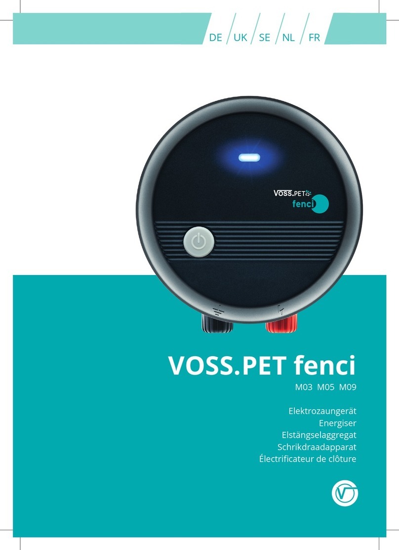 voss.pet Fenci M03 operating instructions