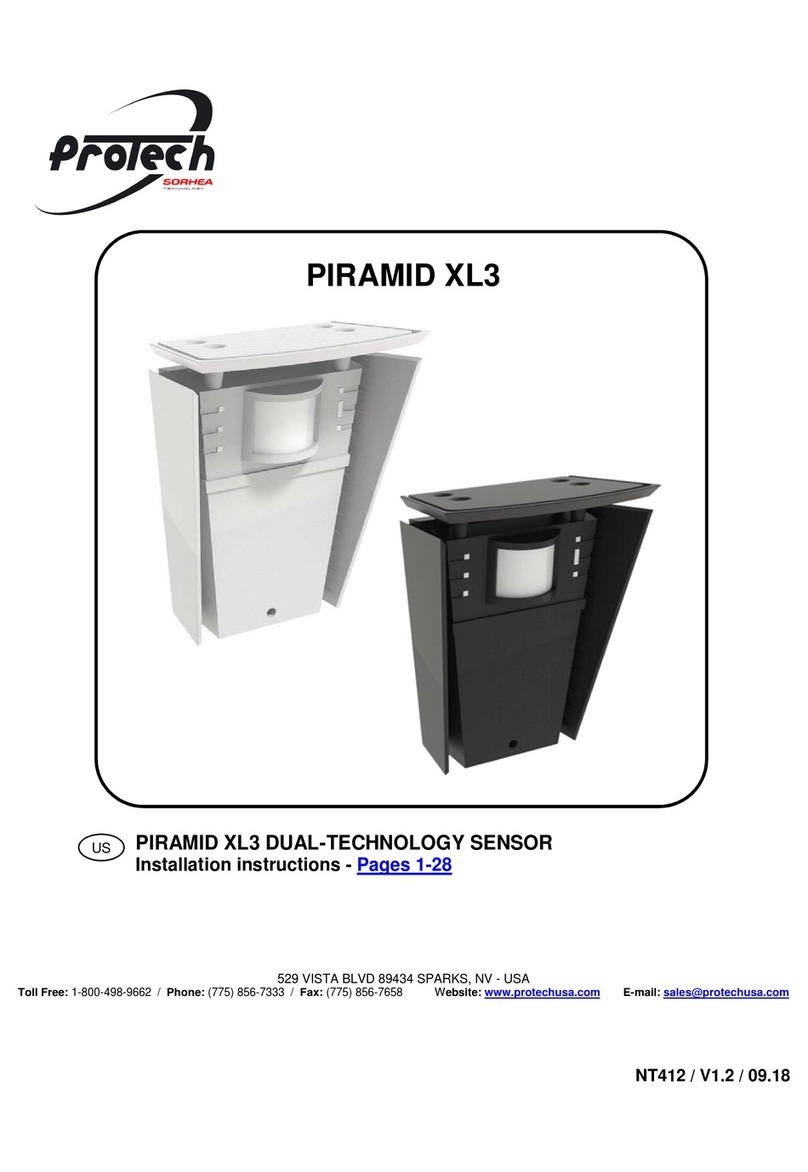 protech PIRAMID XL3 installation instructions