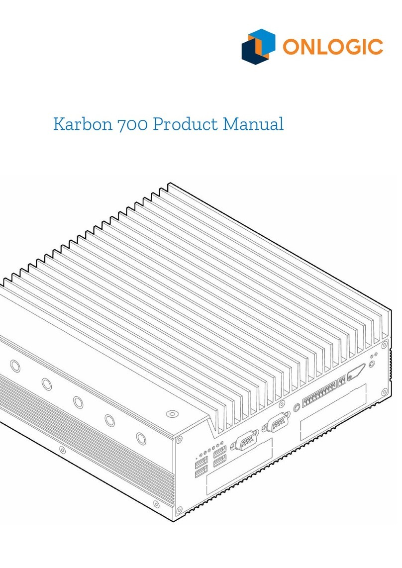 Onlogic Karbon 700 Series User manual Onlogic Karbon 700 Series User manual