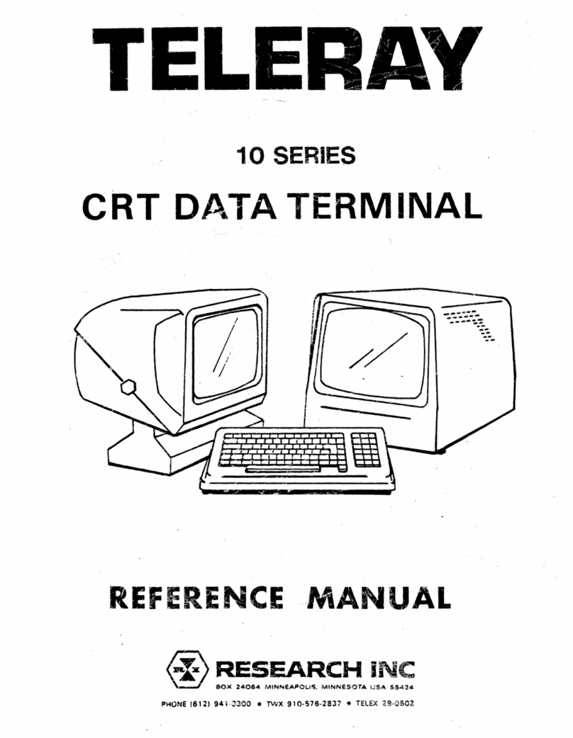 Research Teleray 10 Series Reference manual