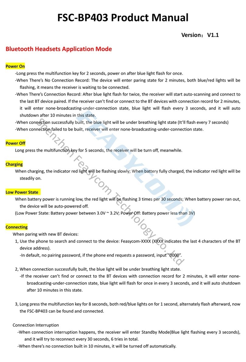 Feasycom FSC-BP403 product manual