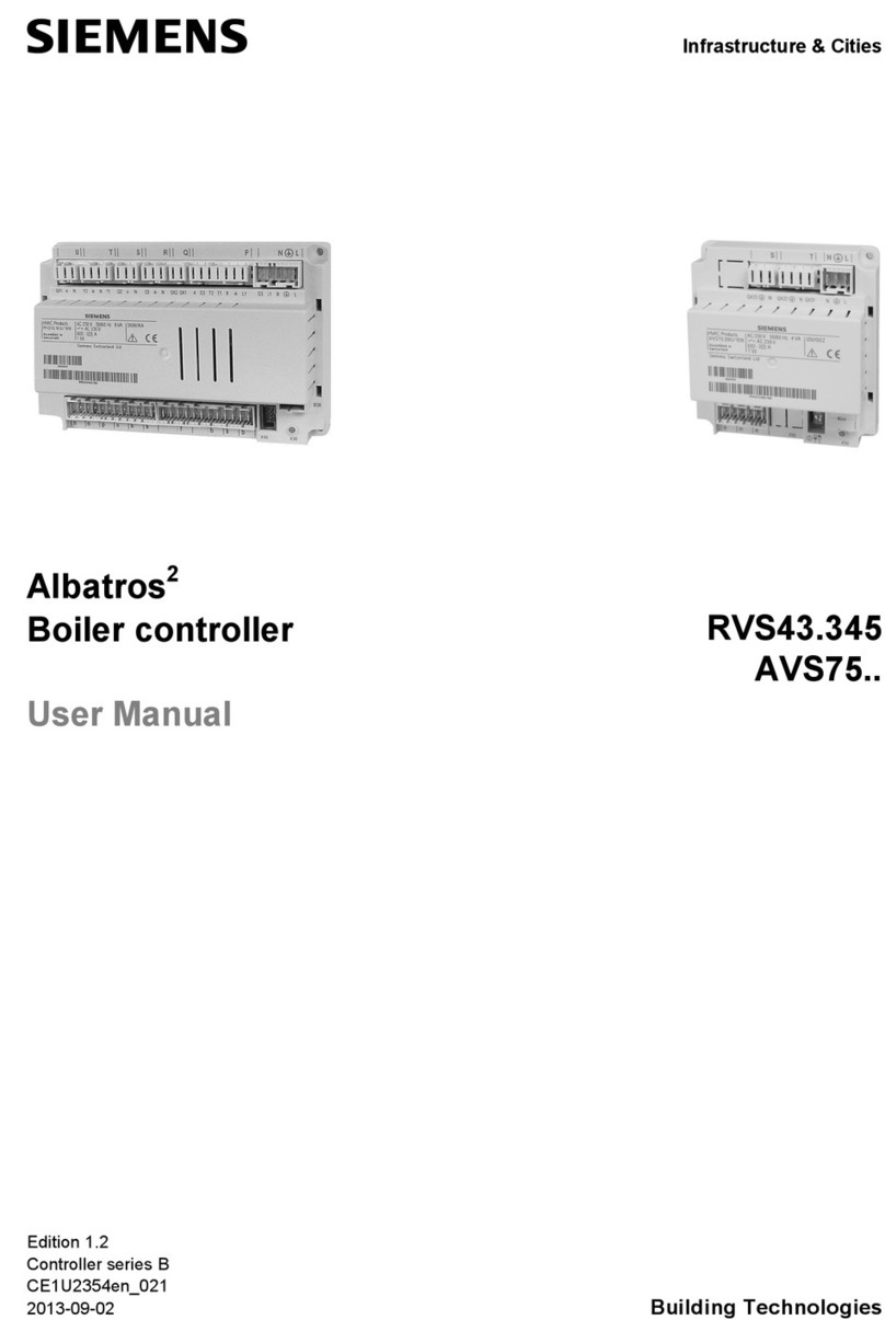 Siemens AVS75.39 Series User manual