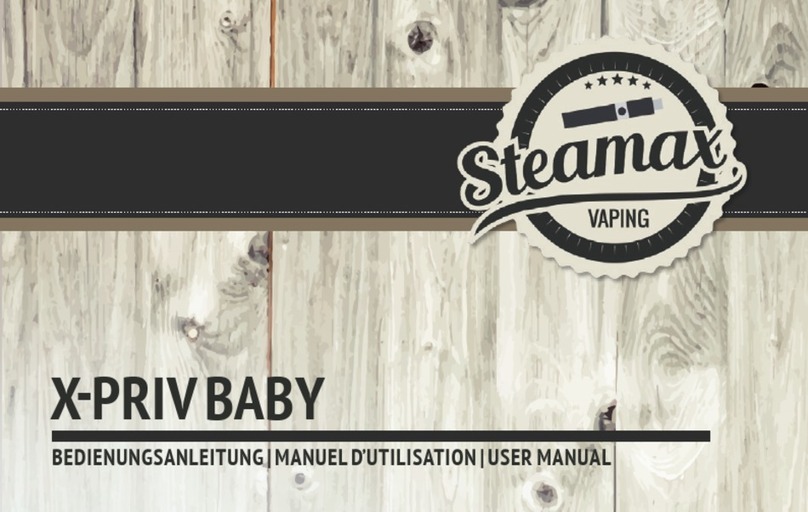 STEAMAX X-PRIV BABY user manual