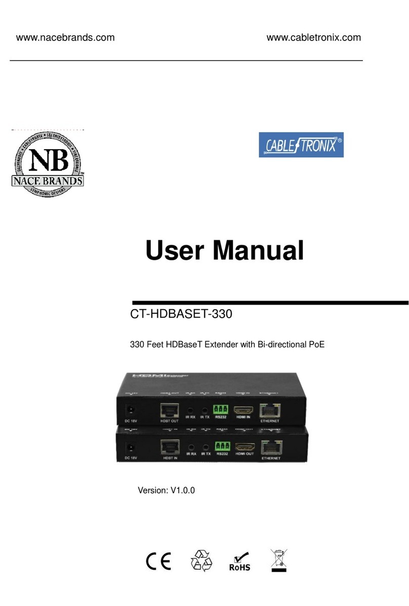 Cable-Tronix CT-HDBASET-330 user manual