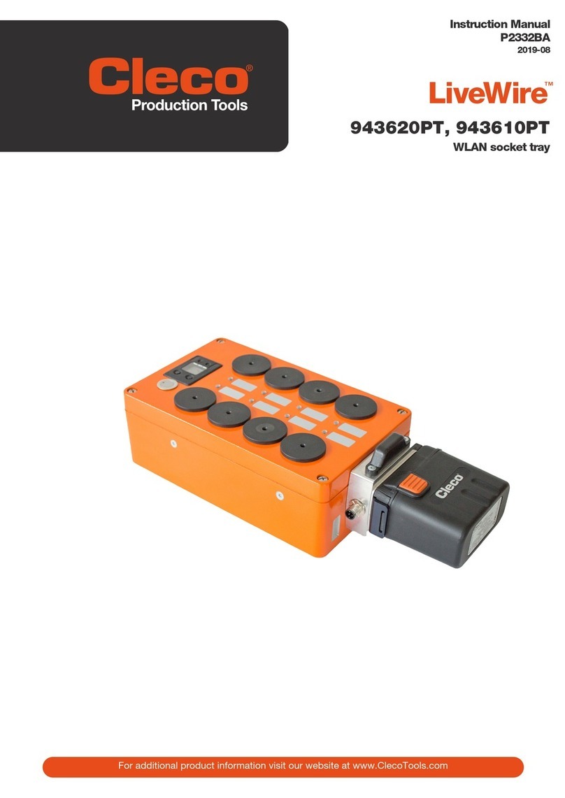 Cleco LiveWire 943620PT instruction manual