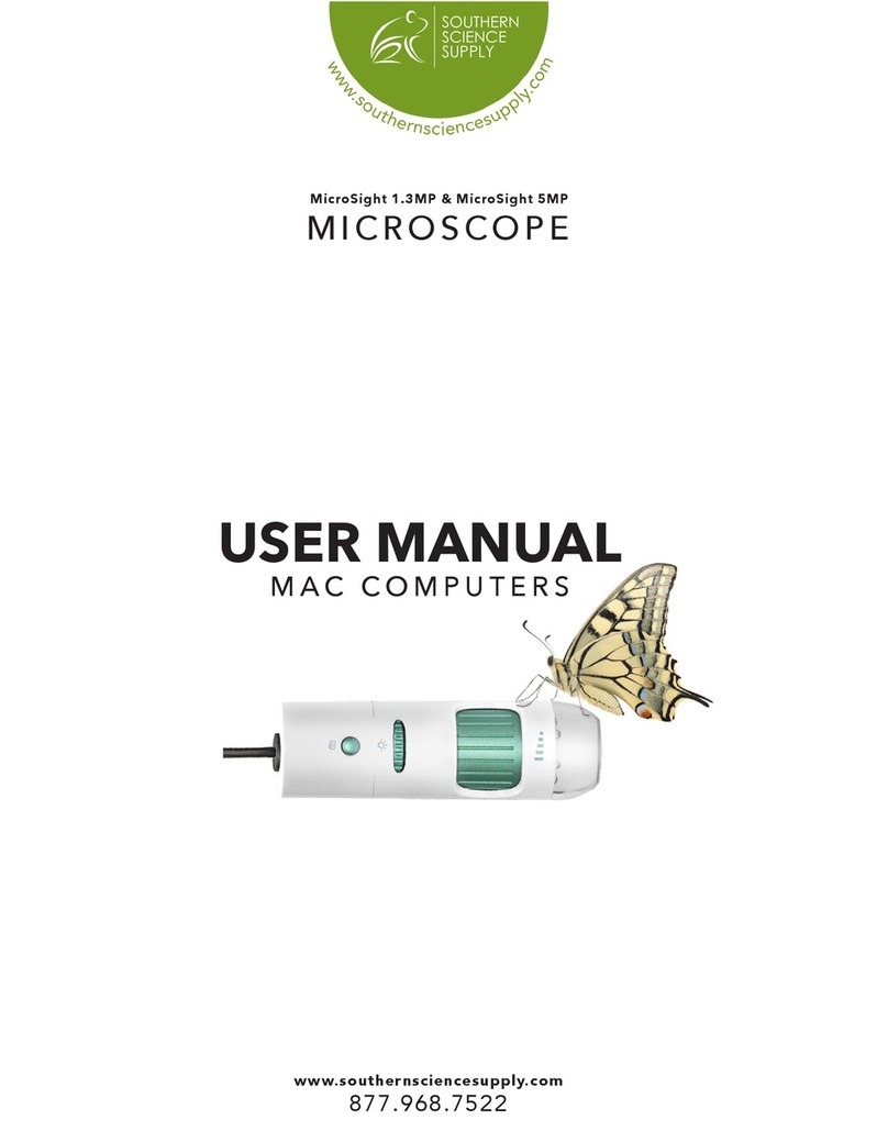 southern science supply MicroSight 1.3MP user manual southern science supply MicroSight 1.3MP user manual