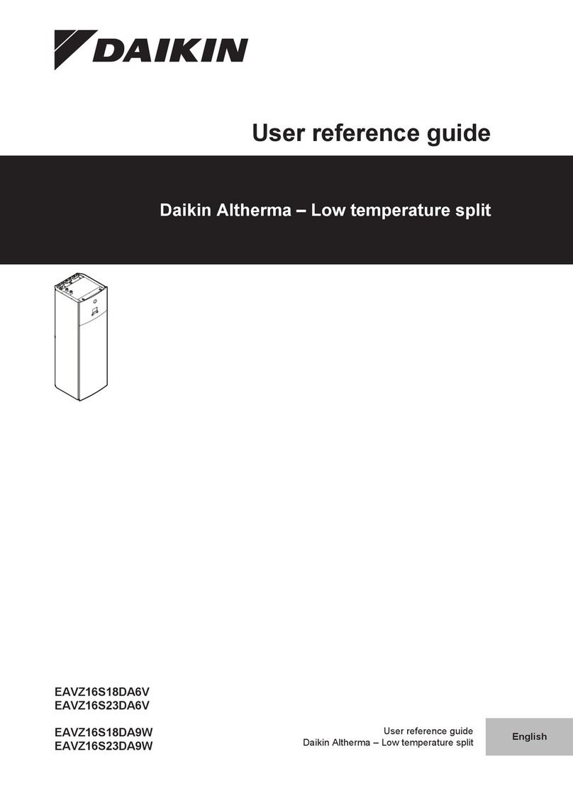 Daikin Altherma EAVZ16S23DA6V Product information sheet