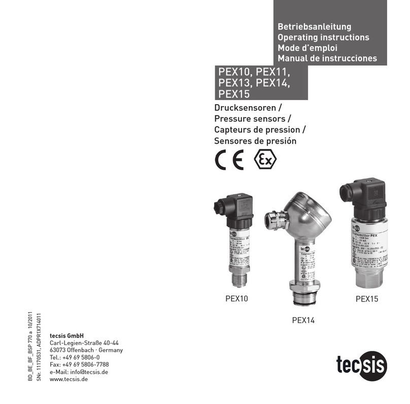 Tecsis PEX11 User manual Tecsis PEX11 User manual