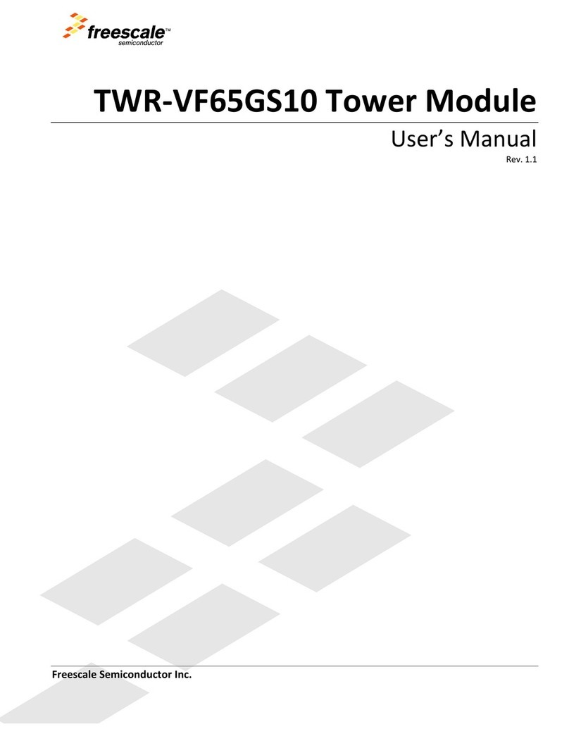 Freescale Semiconductor TWR-VF65GS10 user manual