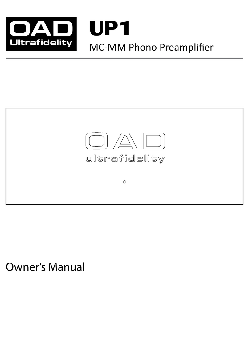 OAD Ultrafidelity UP1 User manual