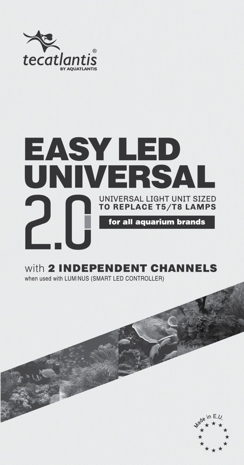 Aquatlantis Tecatlantis EASY LED UNIVERSAL 2.0 manual