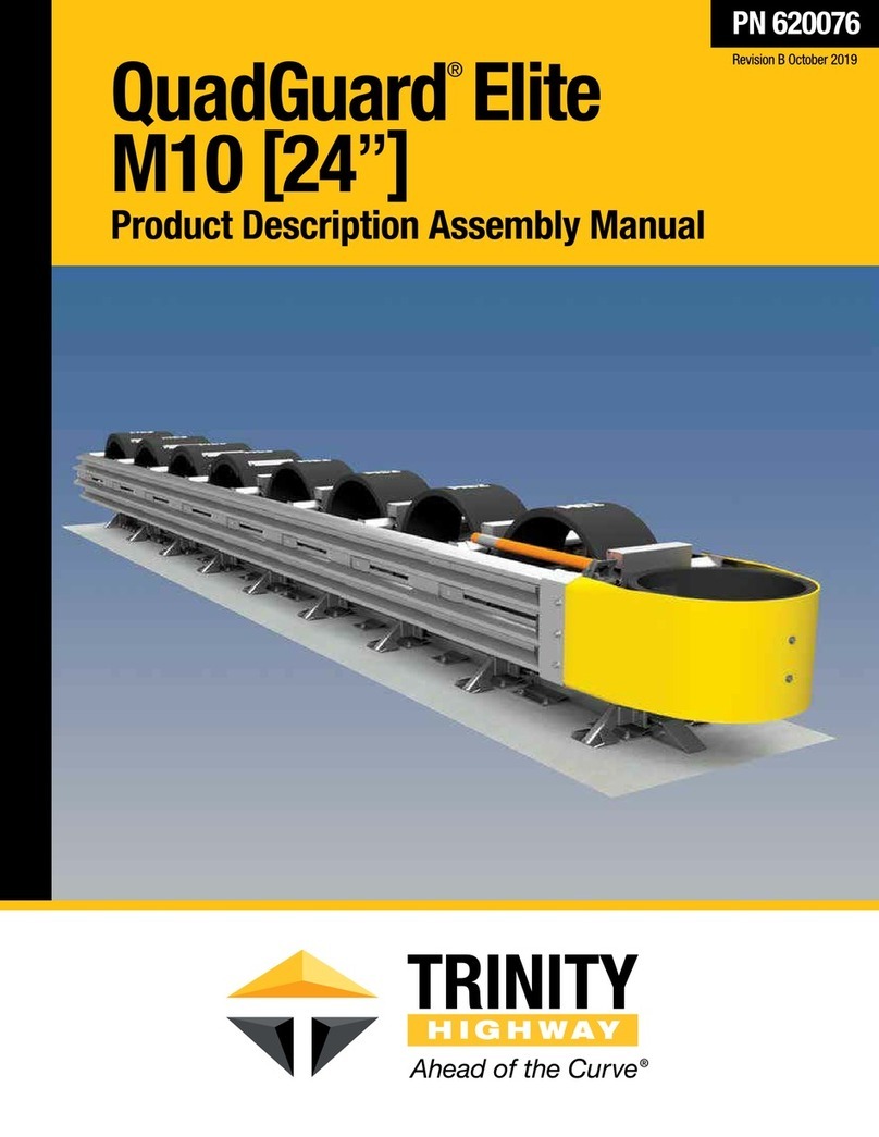 Trinity Highway QuadGuard Elite M10 Product Description Assembly Manual